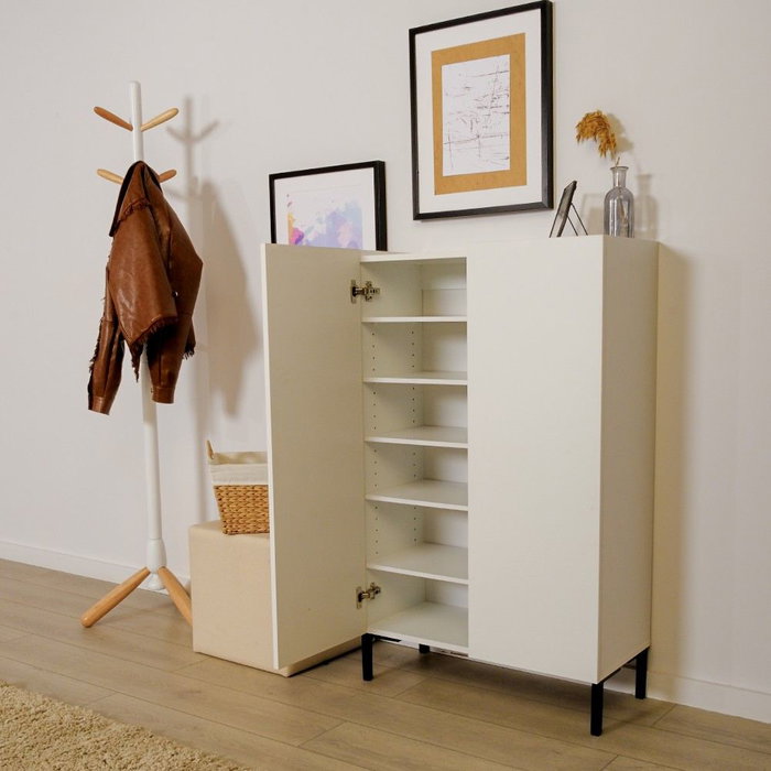 Hanah Home Armario Multiusos Shc-820-Dd-1 Blanco